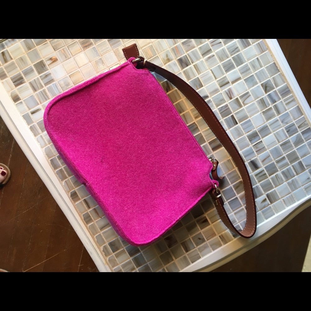 Kate Spade Fuchsia Wool Purse - Picture 4 of 8